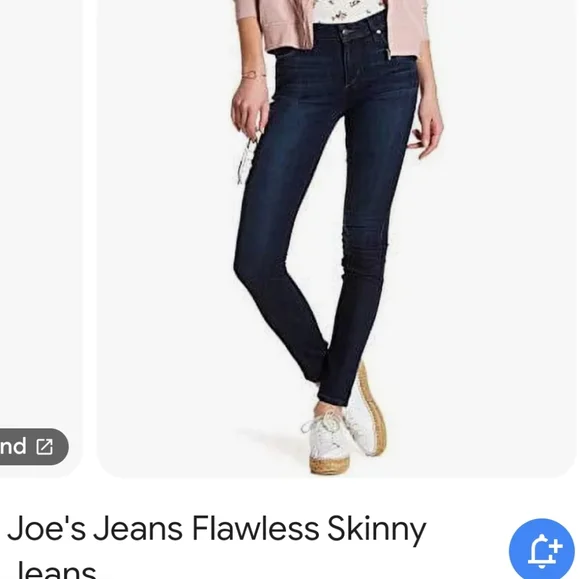 Joe's Flawless Skinny Ankle Jeans, Size 31 - Picture 11 of 12